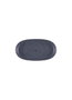 Hermia NON0008 Juego de Platos (2 Piezas) Cerámica Gris 10 x 17 x 4 cm