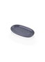 Hermia NON0008 Juego de Platos (2 Piezas) Cerámica Gris 10 x 17 x 4 cm