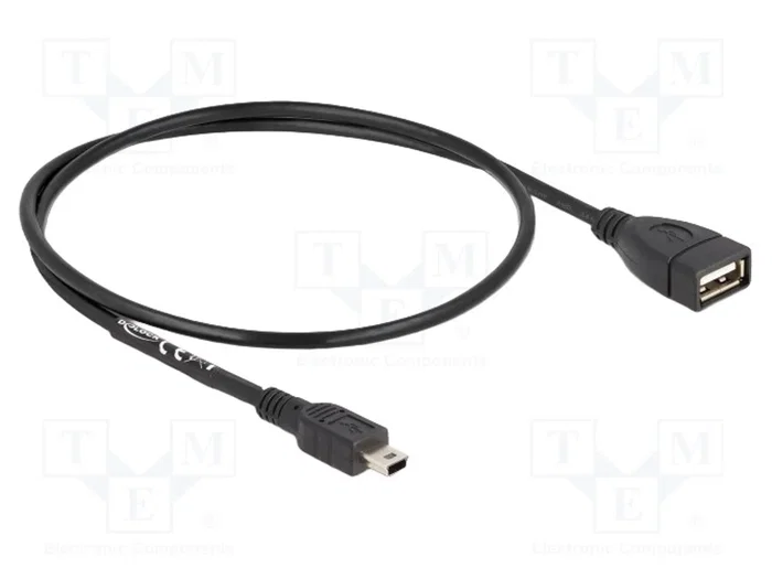 DeLOCK 82905 Cable USB 2.0 de Tipo A a Mini-USB B, 0,5 m, Negro DeLOCK 82905 Cable USB 2.0 de Tipo A a Mini-USB B, 0,5 m, Negro