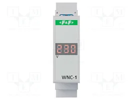 F&F Voltímetro Digital para Raíl DIN (80-500V AC)