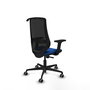 PIQUERAS Y CRESPO Silla de oficina Mardos con mecanismo Sincro, Azul y Negro