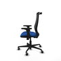 PIQUERAS Y CRESPO Silla de oficina Mardos con mecanismo Sincro, Azul y Negro