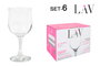 LAV Set de 6 Copas de Agua Nevaka Colección Nevakar 320 cc