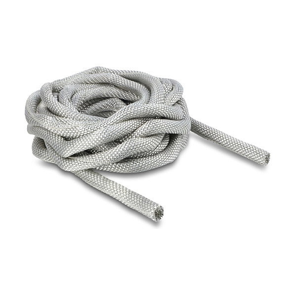 DeLOCK Manguito trenzado para apantallamiento EMC auto-cerrante 5 m x 10 mm Plata