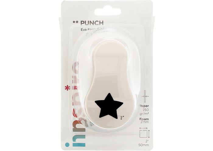 Innspiro Troqueladora de figuras Eva Foam Punch estrella 50mm