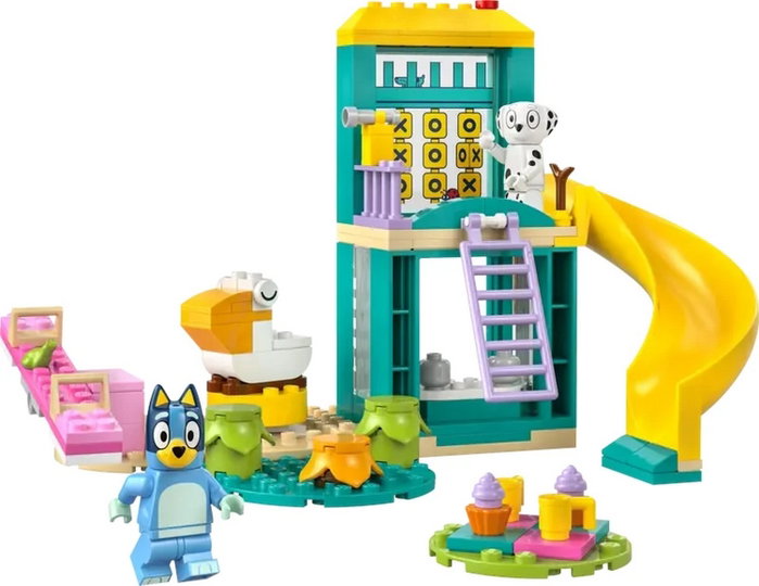 LEGO Bluey Bluey y Chloe en el patio de recreo con animales de construcción para niños de 4 años LEGO Bluey Bluey y Chloe en el patio de recreo con animales de construcción para niños de 4 años
