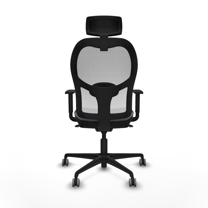 PIQUERAS Y CRESPO Silla de oficina Jorquera Gris y Blanca con Mecanismo Sincro PIQUERAS Y CRESPO Silla de oficina Jorquera Gris y Blanca con Mecanismo Sincro