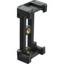 Hama Soporte Pro para Smartphone para Trípode 1/4 con Zapata Fría, 9,5 cm