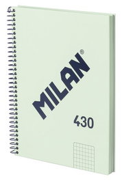Bloc Milan 430 Since 1918 Tapa Extra A5 80H Cuadric.5X5 95G Verde (Set de 3)