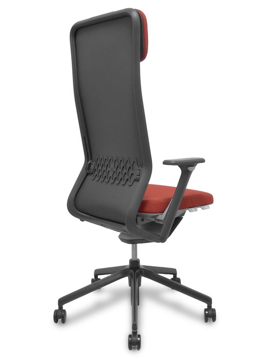Silla de Oficina con Cabecero Nowy Styl 6ST62LC Rojo