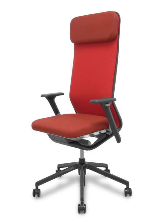 Silla de Oficina con Cabecero Nowy Styl 6ST62LC Rojo