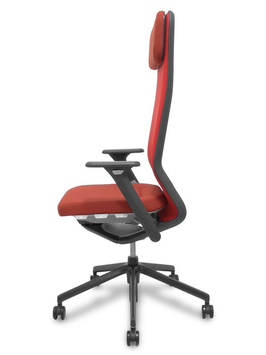 Silla de Oficina con Cabecero Nowy Styl 6ST62LC Rojo