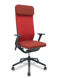 NOWY STYL Sillón YouTeam Rojo con Mecanismo Sincro/Traslack y Brazos 4D