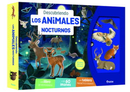 AUZOU EDITIONS, Descubriendo los animales nocturnos. Tablero magnético