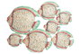 DKD Home Decor Decoracion Pared Mediterraneo Blanco Multicolor 91 x 70 x 10 cm