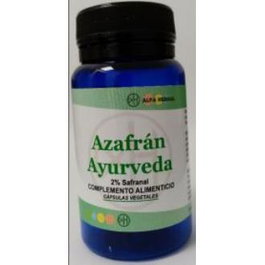 ALFA HERBAL Azafran 50 Capsulas Veganas - Contribuye al Sistema Nervioso y Calidad del Sueño