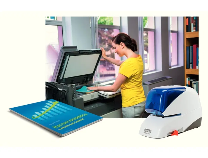 Rapid Grapadora Eléctrica 5050e, Capacidad 50 Hojas, Usa Cassette Grapas, Color Azul