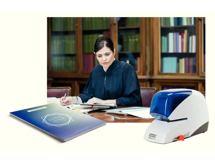 Rapid Grapadora Eléctrica 5050e, Capacidad 50 Hojas, Usa Cassette Grapas, Color Azul