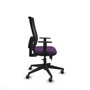 PIQUERAS Y CRESPO Silla de oficina Horna con mecanismo Sincro/Traslack Morado y Negro
