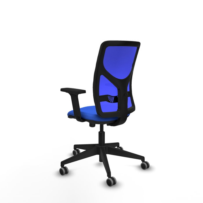 PIQUERAS Y CRESPO Silla de oficina Motilla con mecanismo Sincro/Traslack, Azul PIQUERAS Y CRESPO Silla de oficina Motilla con mecanismo Sincro/Traslack, Azul