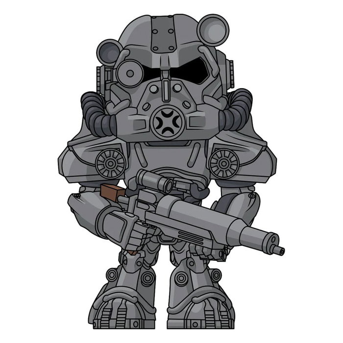 Fallout Figura Vinyl T-60 Power Armor 11 cm Fallout Figura Vinyl T-60 Power Armor 11 cm