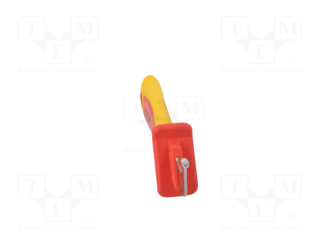 WIHA Cuchillo para eléctricos semiredondo con pie guía 200mm