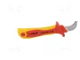 WIHA Cuchillo para eléctricos semiredondo con pie guía 200mm