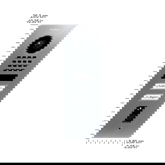 DoorBird D1102FV Videoportero IP con Lector de Huella Digital, Acero Inoxidable DoorBird D1102FV Videoportero IP con Lector de Huella Digital, Acero Inoxidable