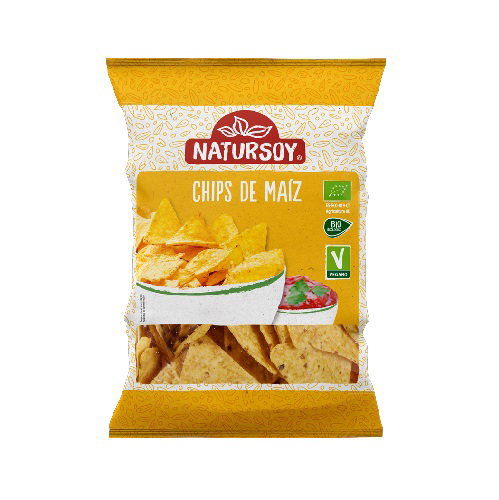NATURSOY Chips de Maíz Bio Vegan 132g