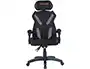 The g-lab Silla Gaming KS-Barium-Black con Reposapiés Acolchado, Malla Negra