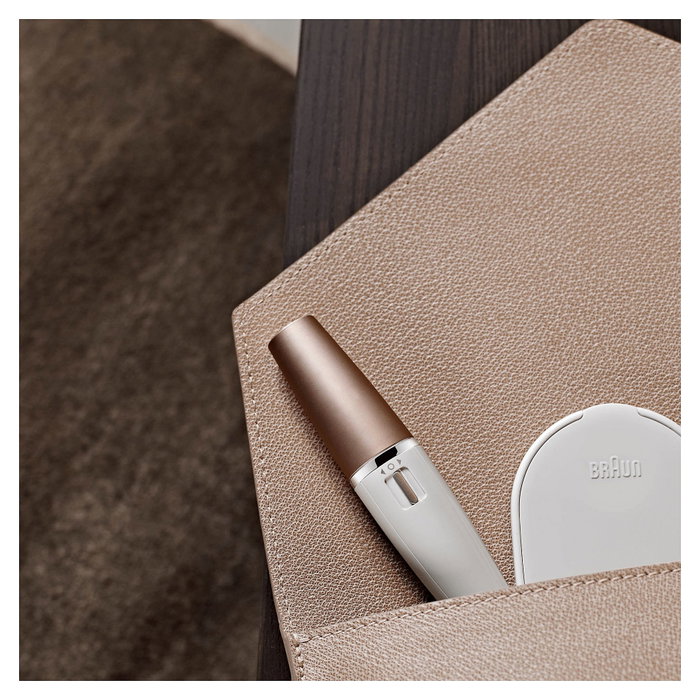 Braun FaceSpa 851V Depilador Facial - Oro y Blanco