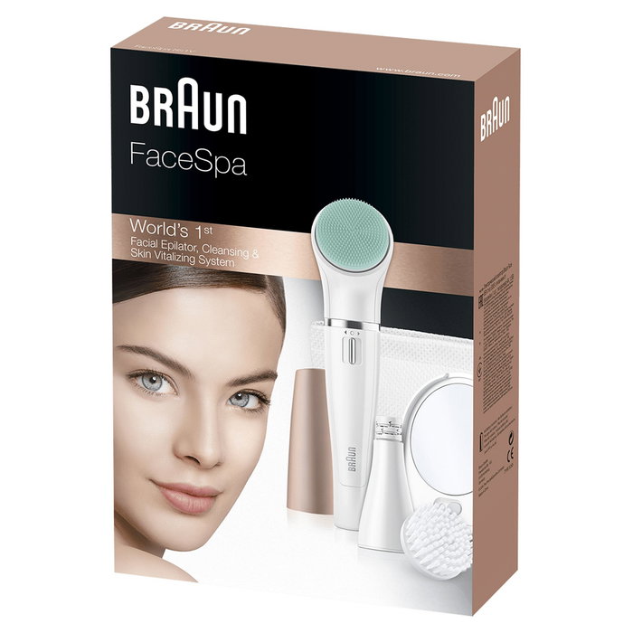 Braun FaceSpa 851V Depilador Facial - Oro y Blanco