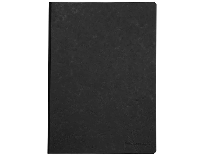 Clairefontaine Libreta A4 (210x297 mm) Tapa Cartulina Negra Liso 96 Hojas 90g