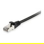 EQUIP 606109 Cable de Red Cat6A S/FTP de 15m con Conectores RJ45, Negro, LSZH