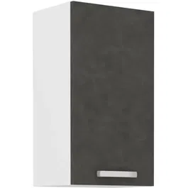 LASSEN Armario alto 1 puerta batiente Gris mate L 40 x P 31,6 x 72 cm