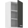 LASSEN Armario alto 1 puerta batiente Gris mate L 40 x P 31,6 x 72 cm