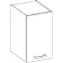 LASSEN Armario alto 1 puerta batiente Gris mate L 40 x P 31,6 x 72 cm