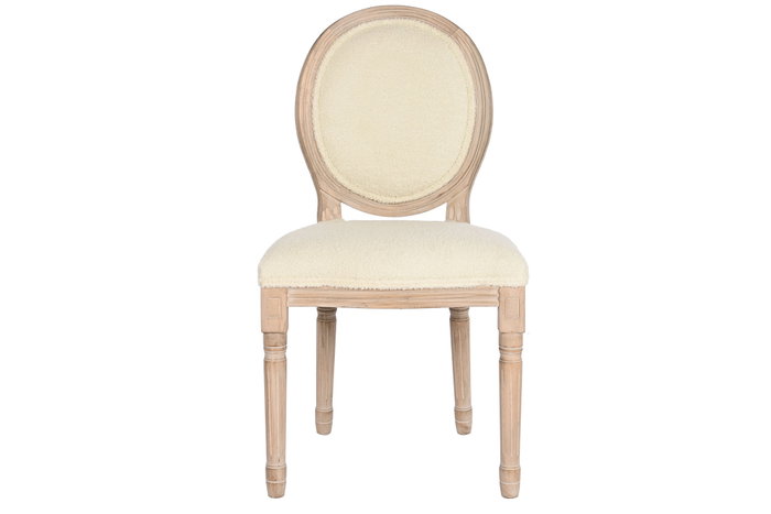 DKD Home Decor Silla Tradicional, 2 Unidades, Blanco Natural, Madera de Hevea, Poliéster, Dimensiones: 46 cm (Largo) x 50 cm (Ancho) x 96 cm (Alto), Asiento a 50 cm DKD Home Decor Silla Tradicional, 2 Unidades, Blanco Natural, Madera de Hevea, Poliéster, Dimensiones: 46 cm (Largo) x 50 cm (Ancho) x 96 cm (Alto), Asiento a 50 cm