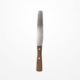 Bifull Espátula de Cera de Acero Inoxidable con Mango de Madera