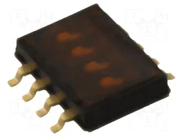 Aratas (Formerly Omron Components) A6H-4102 DIP-SWITCH de 4 secciones SMT