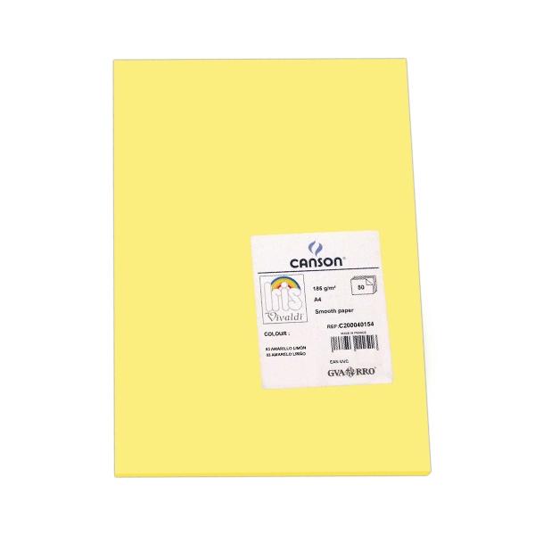 Guarro Cartulina Amarillo Limón 185g A4