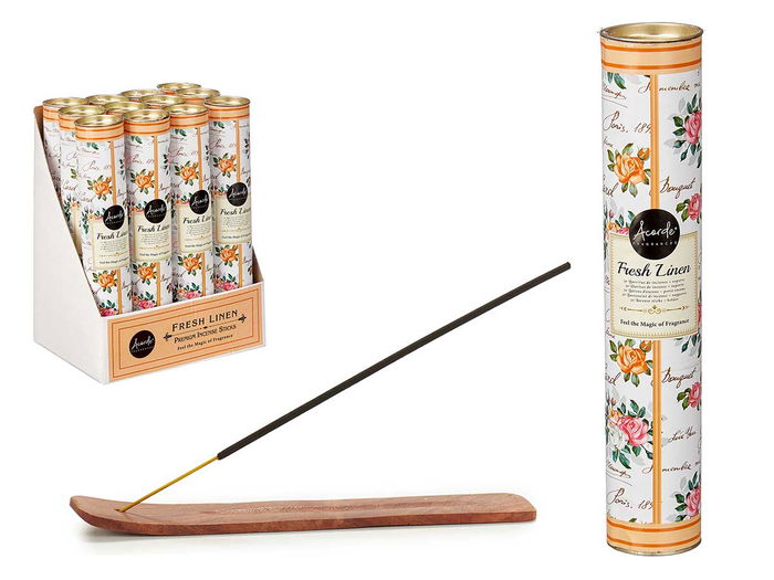 Acorde Set 30 Barras Incienso R Limpia Con Soporte 5 x 25.5 x 5 cm (Set de 24) Acorde Set 30 Barras Incienso R Limpia Con Soporte 5 x 25.5 x 5 cm (Set de 24)