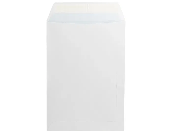 Liderpapel Sobre Bolsa N.8 Blanco DIN 229x324 mm Tira de Silicona Caja de 250 Unidades