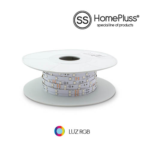HomePluSS Rollo de Tira LED RGB 50M 7,2W/M IP20 HomePluSS Rollo de Tira LED RGB 50M 7,2W/M IP20