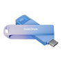 SanDisk Creator Phone Drive 256 GB USB Type-C / Lightning Azul, Lila