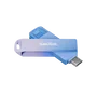 SanDisk Creator Phone Drive Unidad Flash USB 256 GB USB Type-C / Lightning 3.2 Gen 1 Azul, Lila SDIXD0N-256G-GN6TP