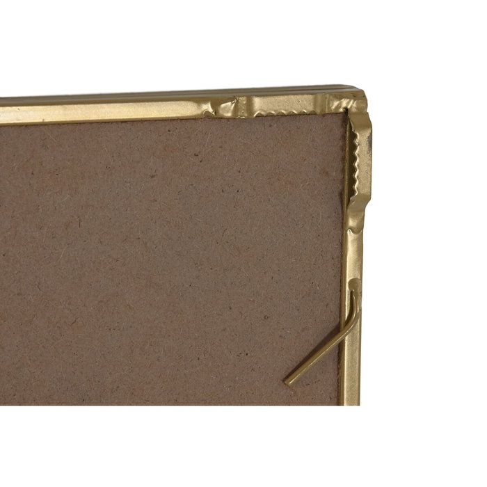 DKD Home Decor Espejo Loft Anxi 2024 Dorado 90 x 90 cm