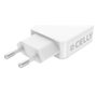 Celly Cargador 45W con 1 USB-C y 1 USB-A Blanco