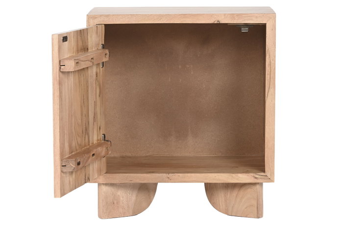 DKD Home Decor Mesita de Noche de Acacia Cenef ridh 50x35,5x55