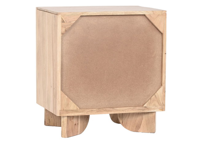 DKD Home Decor Mesita de Noche de Acacia Cenef ridh 50x35,5x55